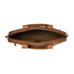 The Chesterfield Brand Calvi, nahkainen tietokonelaukku, cognac