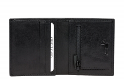 A. Eriksson Uoti miesten nahkainen RFID-lompakko S, 200-406, musta