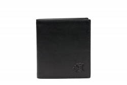A. Eriksson miesten nahkainen RFID-lompakko S, 200-406, musta