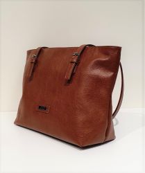 Nabo shopperlaukku, L2346, keskiruskea