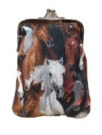 Nabo kangaskukkaro, K529, hevoset ruskea