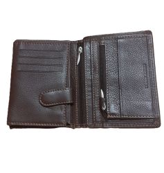 Migant V04 RFID-nahkalompakko M, ruskea