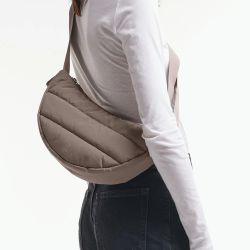 Got Bag Puffer Moon Bag Small, oyster