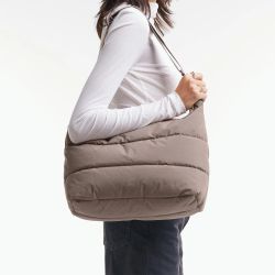 Got Bag Puffer Square Bag Large, oyster