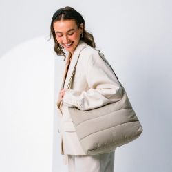 Got Bag Puffer Square Bag Large, scallop