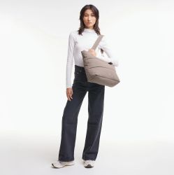 Got Bag Puffer Tote Bag, oyster
