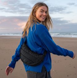 Got Bag Puffer Moon Bag Small, musta