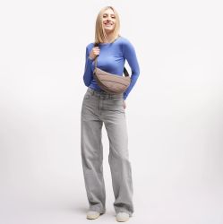 Got Bag Puffer Moon Bag Small, oyster