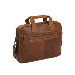 The Chesterfield Brand Calvi, nahkainen tietokonelaukku, cognac
