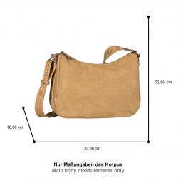 Tom Tailor Yara Hobo-olkalaukku S, camel