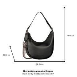 Tom Tailor Tatiana Hobo M olkalaukku, musta