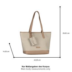Tom Tailor Xenia shopperi L, taupe