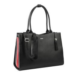 Socha tietokonelaukku 15,6", Premium Wave Black SIL