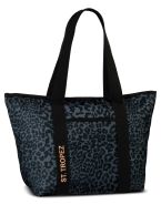 Fabrizio olkakassi 50470, harmaa leopardi