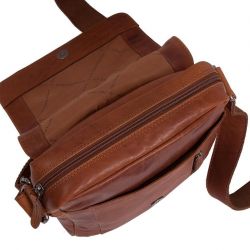 The Chesterfield Brand Remy nahkainen olkalaukku, konjakki