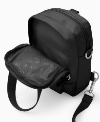 Puccini Joy 2 in 1, olkalaukku ja minireppu, musta