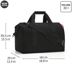 Reisenthel Allrounder L matkakassi, Bouclé black