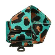 Enrico Benetti laukun olkahihna, 88005, turkoosi leopardi 