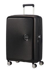 American Tourister Soundbox, keskisuuri matkalaukku, Bass black 