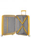 American Tourister Soundbox, keskisuuri matkalaukku, Golden yellow