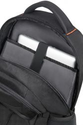 American Tourister At Work tietokonereppu 17,3", musta/oranssi