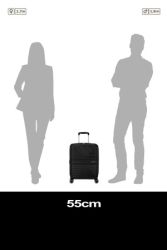American Tourister Flytwist lentolaukku, Shadow black