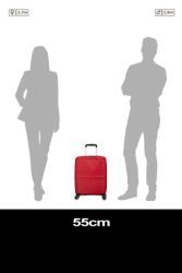 American Tourister Flytwist lentolaukku, true red