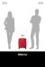 American Tourister Flytwist lentolaukku, true red