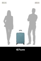 American Tourister Flytwist keskisuuri matkalaukku, Storm blue