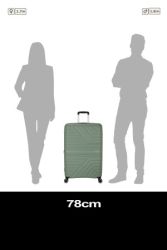 American Tourister Flytwist suuri matkalaukku, Botanic Green