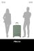 American Tourister Flytwist suuri matkalaukku, Botanic Green