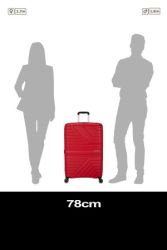 American Tourister Flytwist suuri matkalaukku, true red