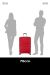 American Tourister Flytwist suuri matkalaukku, true red
