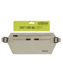 American Tourister RFID-suojattu rahavyö, 160375, sand
