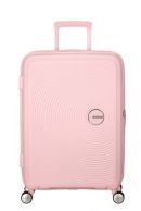 American Tourister Soundbox, keskisuuri matkalaukku, Pastel pink