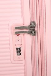 American Tourister Soundbox, suuri matkalaukku, Pastel pink