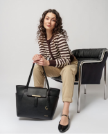 Puccini shopperlaukku BK1251008D-1, musta