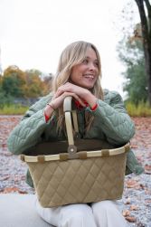 Reisenthel Frame ostoskori, rhombus olive