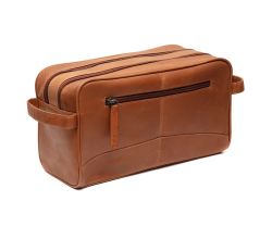 The Chesterfield Brand Stefan, nahkainen toilettilaukku, cognac