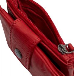 The Chesterfield Brand Mavona RFID-nahkalompakko, punainen