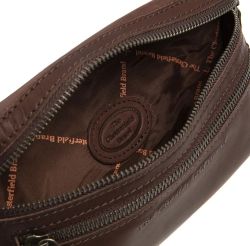 The Chesterfield Brand Toronto, nahkainen vyölaukku, ruskea