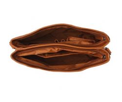 The Chesterfield Brand Nola nahkainen olkalaukku, cognac