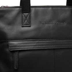 The Chesterfield Brand Nunavik 13", nahkainen olkakassi, musta