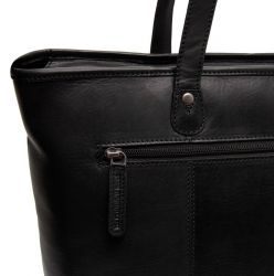The Chesterfield Brand Astano, nahkainen tietokonelaukku, musta