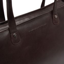 The Chesterfield Brand Astano, nahkainen olkalaukku, ruskea