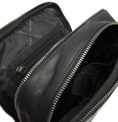 The Chesterfield Brand Alva, nahkainen olkalaukku, musta