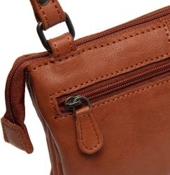 The Chesterfield Brand Osaka, nahkainen olkalaukku, konjakki