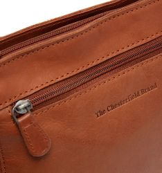 The Chesterfield Brand Aston, nahkainen olkalaukku, konjakki