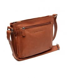 The Chesterfield Brand Aston, nahkainen olkalaukku, konjakki