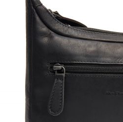 The Chesterfield Brand Mirave, nahkainen olkalaukku, musta